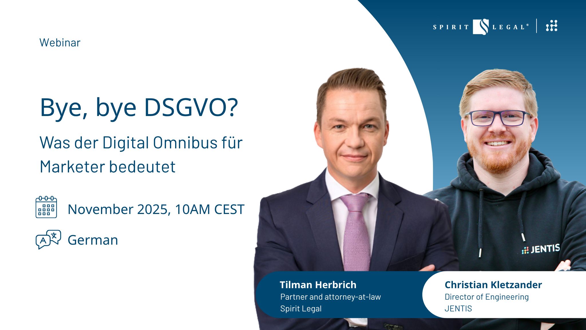 25.11.2025 – Bye, bye DSGVO?