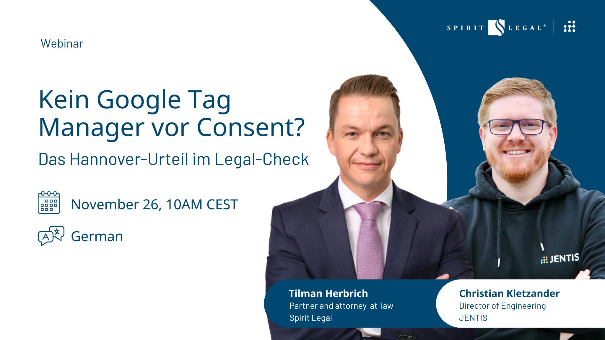 26.11.2025 – Kein Google Tag Manager vor Consent?